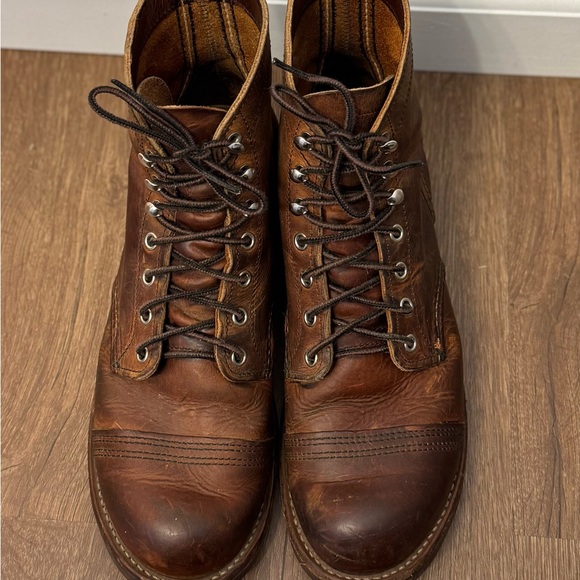 Red Wing Shoes Copper Leather Men's Boots